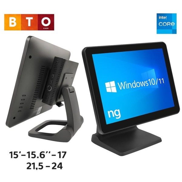 NG POS BUILD TO ORDER, NEW TOUCH SCREEN + REF Intel i3/i5, 8GB, 240GB SSD