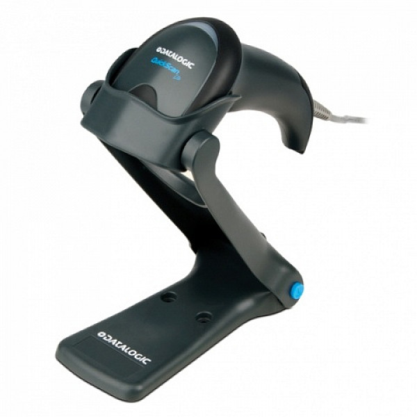 BARCODE SCANNER DATALOGIC QUICKSCAN LITE QW2120 WITH SUPPORT BASE