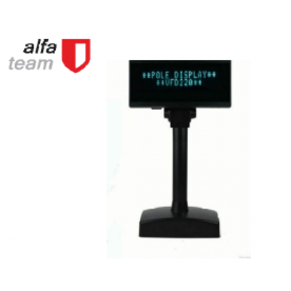 Οθόνη πελάτη USB με στύλο ALFA VFD220