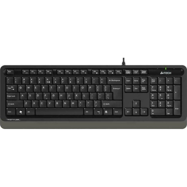 A4TECH ΠΛΗΚΤΡΟΛΟΓΙΟ FK10 ΜΑΥΡΟ/ΓΚΡΙ