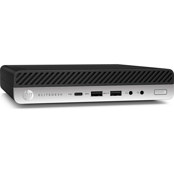 REF HP PRODESK 800 G4 MINI PC, i3 8100T, 8GB DDR4, 256GB SSD NVMe - GRADE A