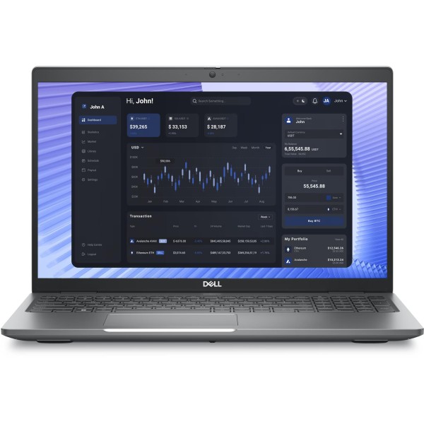 REF NB DELL PRECISION 3590, 15,6”, i5 7200U, 8GB, 256GB SSD, WEBCAM, - GRADE A