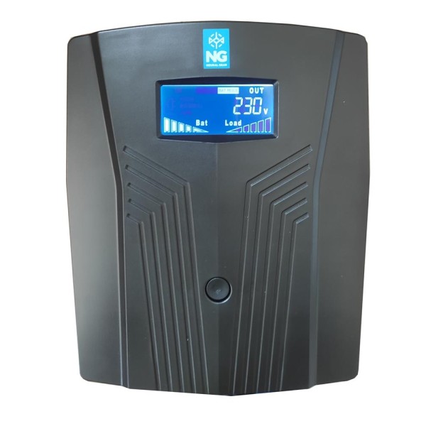 NG UPS 1200VA/720W ΜΕ AVR, LINE INTERACTIVE, 3 SCHUKO, 2x 12V7A, ΟΘΟΝΗ