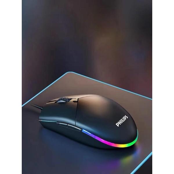 PHILIPS SPK9304 ΕΝΣΥΡΜΑΤΟ ΠΟΝΤΙΚΙ, 6400dpi, ΜΑΥΡΟ