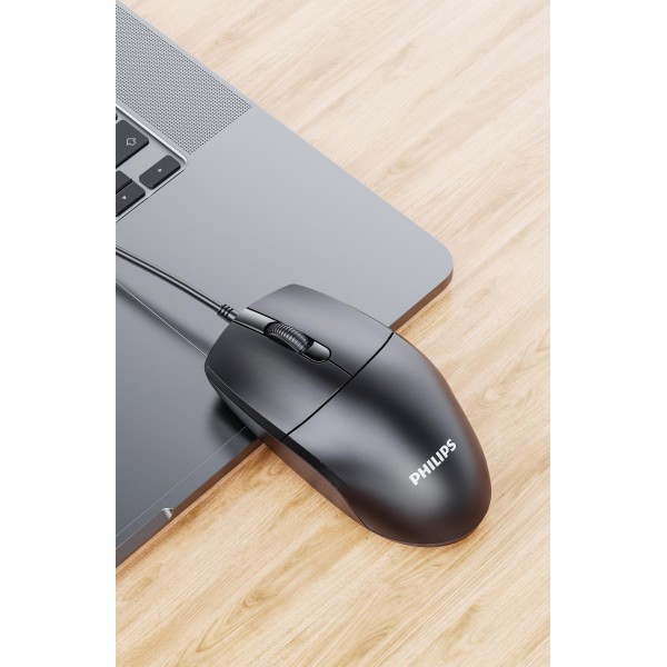 PHILIPS SPK7247 ΕΝΣΥΡΜΑΤΟ ΠΟΝΤΙΚΙ, ΜΑΥΡΟ