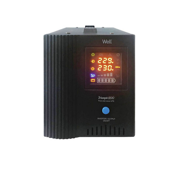 UPS για κυκλοφορητές 230V 800VA/500W Well UPS-HEATST-TRIUMPH800VA-WL UPS για κυκλοφορητές 230V 800VA/500W Well UPS-HEATST-TRIUMPH800VA-WL