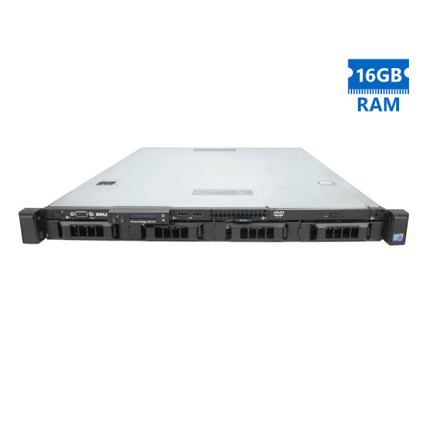 Refurbished Server Dell Poweredge R410 R1U E5607/16GB DDR3/No HDD/4xLFF/2xPSU/DVD/Perc H700 mini-512