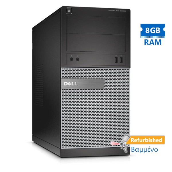 Dell 3020 Tower i3-4130/8GB DDR3/500GB/DVD/8P Grade A+ Refurbished PC