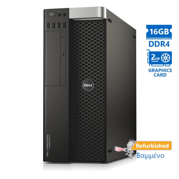 Dell Precision 5810 Tower Xeon E5-1620v3(4-Cores)/16GB DDR4/1TB/Nvidia 2GB/DVD/8P Grade A+ Workstati