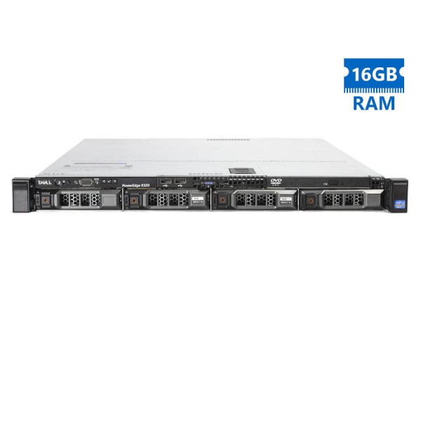 Refurbished Server Dell Poweredge R320 R1U E5-1410v2/16GB DDR3/No HDD/4xLFF/1xPSU/No ODD