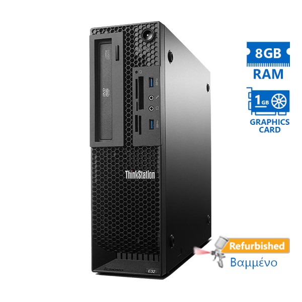 Lenovo Thinkstation E32 SFF i5-4570/8GB DDR3/500GB/Nvidia 1GB/DVD/8H Grade A+ Workstation Refurbishe