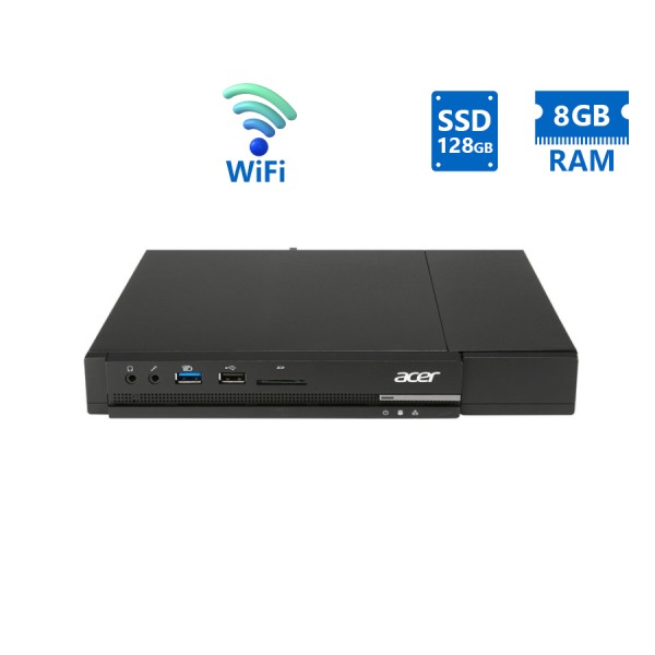 Acer Veriton N6630G Tiny WiFi i5-4590T/8GB DDR3/128GB SSD/No ODD/8P Grade A Refurbished PC