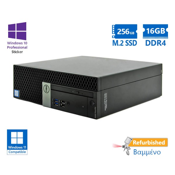 Dell 5060 SFF i5-8500/16GB DDR4/256GB M.2 SSD/No ODD/10P Grade A+ Refurbished PC Dell 5060 SFF i5-8500/16GB DDR4/256GB M.2 SSD/No ODD/10P Grade A+ Refurbished PC