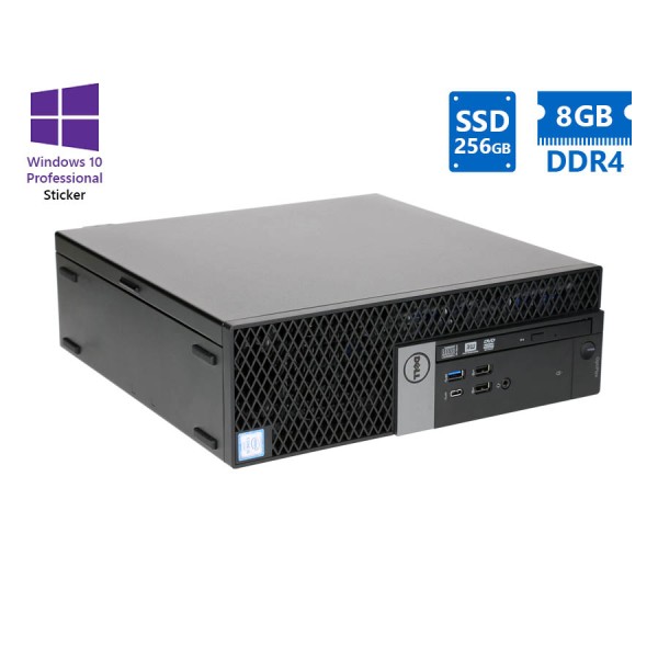 Dell 7050 SFF i5-6600/8GB DDR4/256GB SSD/DVD/10P Grade A Refurbished PC Dell 7050 SFF i5-6600/8GB DDR4/256GB SSD/DVD/10P Grade A Refurbished PC