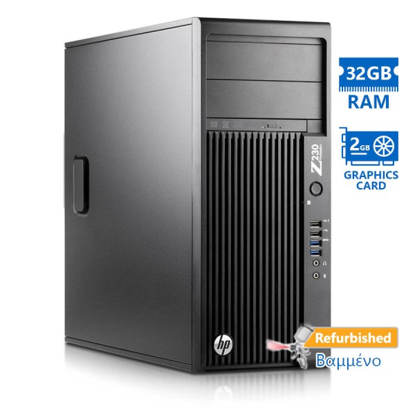 HP Z230 Tower i7-4770/32GB DDR3/1TB/Nvidia 2GB/DVD/7P Grade A+ Workstation Refurbished PC