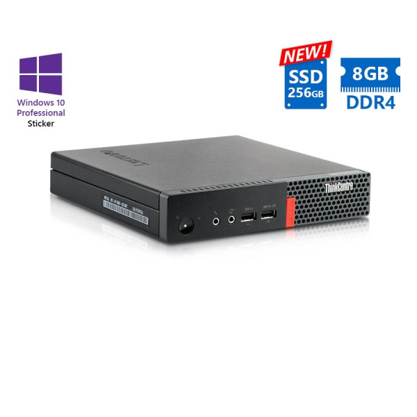 Lenovo ThinkCentre M710q Tiny i5-7500T/8GB DDR4/256GB SSD New/No ODD/10P Grade A Refurbished PC