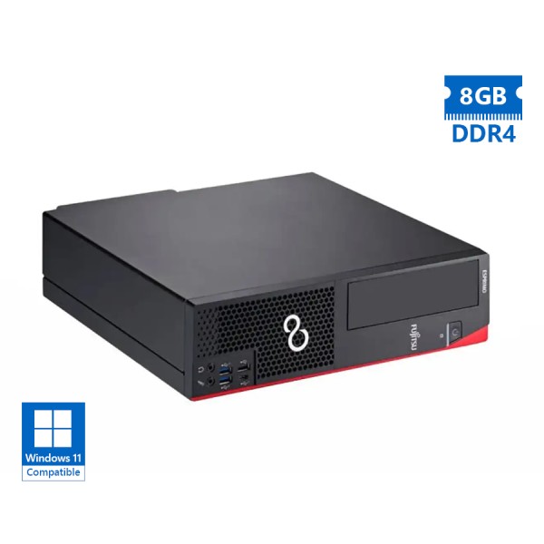 Fujitsu D958 SFF i5-8500/8GB DDR4/1TB/No ODD/Grade A Refurbished PC