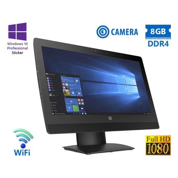 HP (A-) ProOne 600G3 AIO WiFi w/Monitor 21.5”FHD/i5-7500/8GB DDR4/500GB/No ODD/Webcam/10P Grade A- R