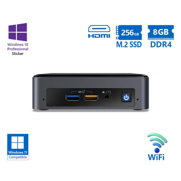 Terra PC-Micro 6000 WiFi i5-8259U/8GB DDR4/256GB M.2 SSD/No ODD/10P Grade A Refurbished PC