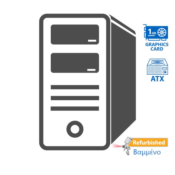 OEM Tower i3-3220/4GB DDR4/500GB/ATI 1GB/DVD/Grade A+ Refurbished PC