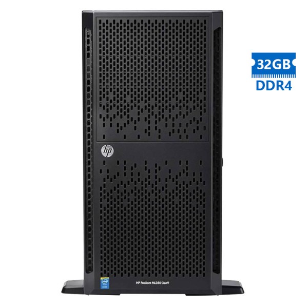 Refurbished Server HP ML350 G9 Tower E5-2620v3/32GB DDR4/No HDD/DVD/8xSFF/2xPSU