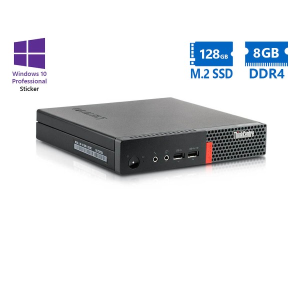 Lenovo ThinkCentre M710q Tiny i5-6500T/8GB DDR4/128GB M.2 SSD/No ODD/10P Grade A Refurbished PC