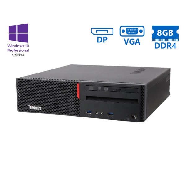 Lenovo M700 SFF G4400/8GB DDR4/500GB/DVD/10P Grade A Refurbished PC