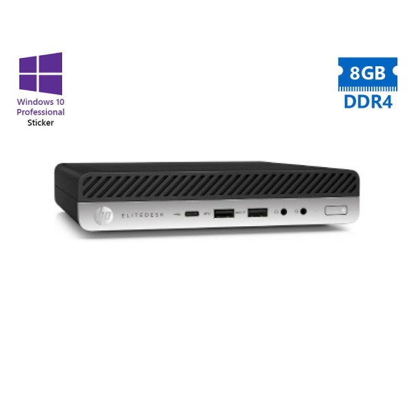 HP (A-) EliteDesk 800G3 DM i5-7500T/8GB DDR4/500GB/No ODD/10P Grade A- Refurbished PC