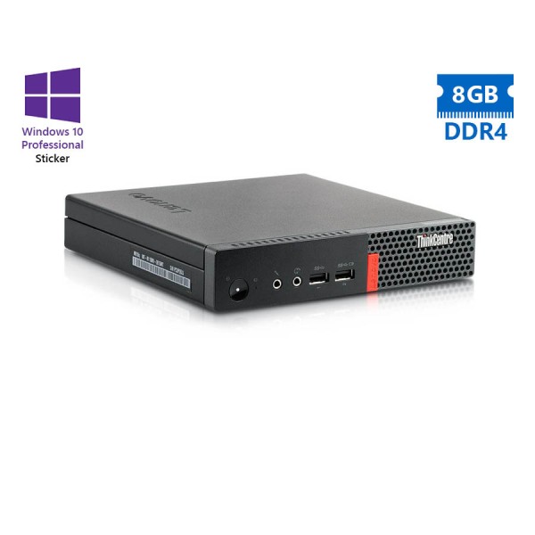Lenovo (A-) ThinkCentre M910q Tiny i5-6500T/8GB DDR4/500GB/No ODD/10P Grade A- Refurbished PC