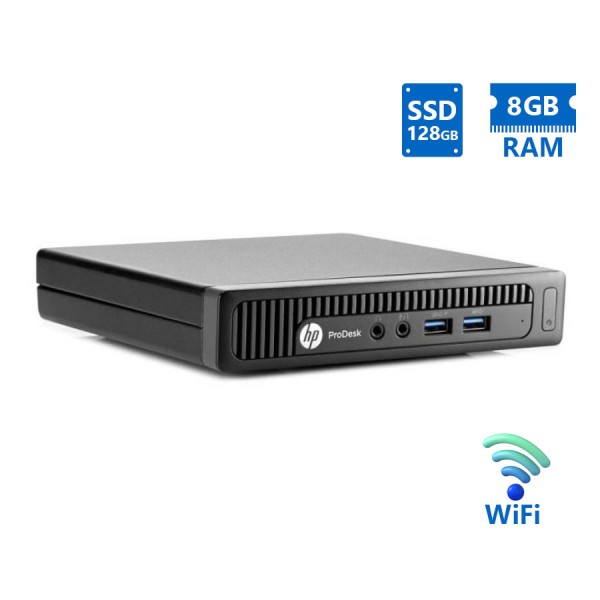 HP ProDesk 600G1 DM WiFi i5-4570T/8GB DDR3/128GB SSD/No ODD/8P Grade A Refurbished PC