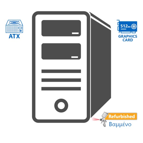 OEM Tower i7-860/4GB DDR3/320GB/DVD/ATI 512MB/Grade A+ Refurbished PC