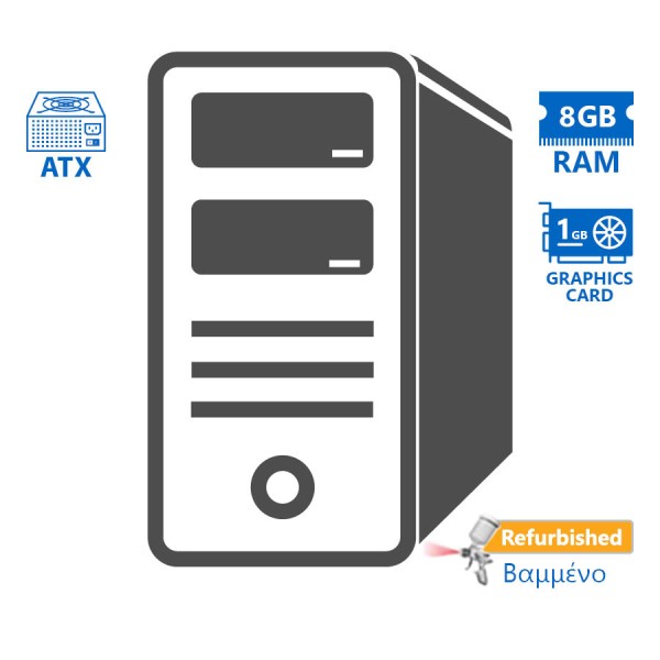 OEM Tower i7-3770/8GB DDR3/1TB/DVD/Nvidia 1GB/Grade A+ Refurbished PC