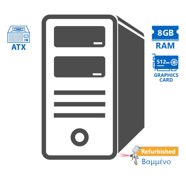 OEM Tower i7-3770/8GB DDR3/500GB/DVD/Nvidia 512MB/Grade A+ Refurbished PC