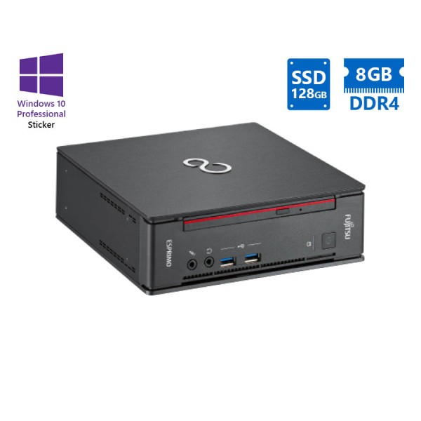Fujitsu Esprimo Q956 USFF i5-6500T/8GB DDR4/128GB SSD/DVD/10P Grade A Refurbished PC