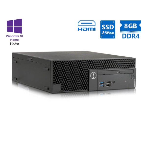 Dell 3050 SFF i7-7700/8GB DDR4/256GB SSD/DVD/10H Grade A Refurbished PC