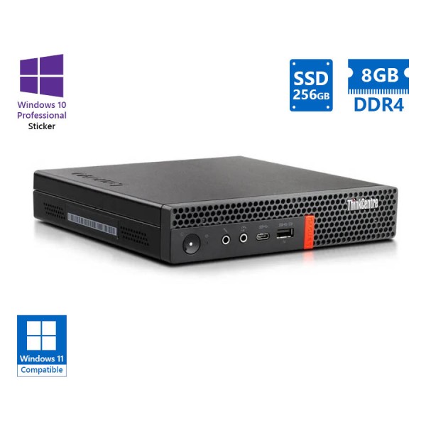 Lenovo ThinkCentre M920q Tiny i5-9500T/8GB DDR4/256GB SSD/No ODD/10P Grade A Refurbished PC
