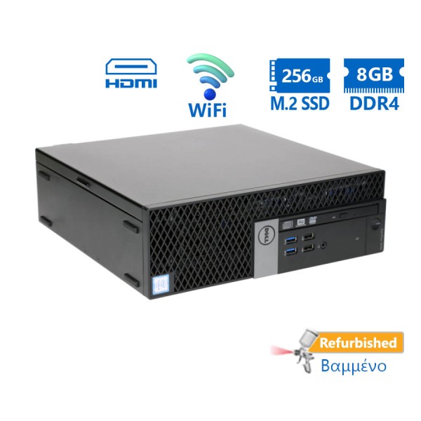 Dell 7040 SFF WiFi i5-6500/8GB DDR4/256GB M.2 SSD/DVD/8H Grade A+ Refurbished PC Dell 7040 SFF WiFi i5-6500/8GB DDR4/256GB M.2 SSD/DVD/8H Grade A+ Refurbished PC