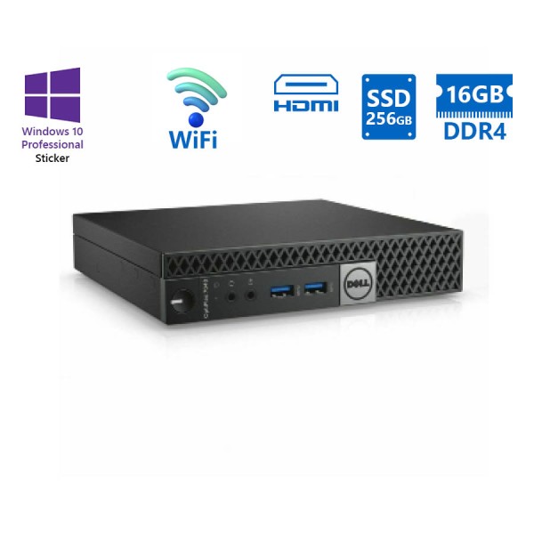 Dell Optiplex 7040 DM WiFi i5-6500T/16GB DDR4/256GB SSD/No ODD/10P Grade A Refurbished PC Dell Optiplex 7040 DM WiFi i5-6500T/16GB DDR4/256GB SSD/No ODD/10P Grade A Refurbished PC