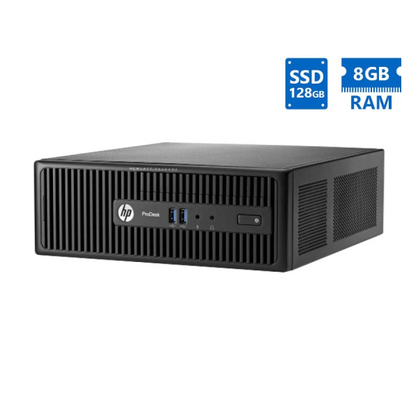 HP (A-) 400G2.5 SFF i5-4590s/8GB DDR3/128GB SSD/No ODD/8P Grade A- Refurbished PC