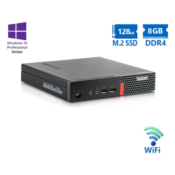 Lenovo ThinkCentre M710q Tiny WiFi i5-7400T/8GB DDR4/128GB M.2 SSD/No ODD/10P Grade A Refurbished PC Lenovo ThinkCentre M710q Tiny WiFi i5-7400T/8GB DDR4/128GB M.2 SSD/No ODD/10P Grade A Refurbished PC