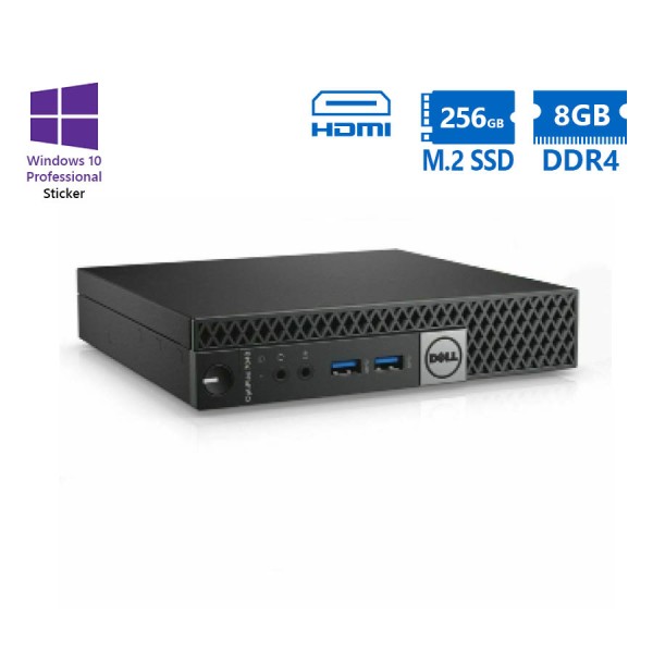 Dell Optiplex 7040 DM i3-6100T/8GB DDR4/256GB M.2 SSD/No ODD/10P Grade A Refurbished PC Dell Optiplex 7040 DM i3-6100T/8GB DDR4/256GB M.2 SSD/No ODD/10P Grade A Refurbished PC