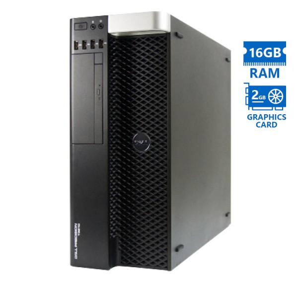 Dell Precision T3610 Tower Xeon E5-1620v2(4-Cores)/16GB DDR3/500GB/Nvidia 2GB/DVD/8P Grade A Worksta Dell Precision T3610 Tower Xeon E5-1620v2(4-Cores)/16GB DDR3/500GB/Nvidia 2GB/DVD/8P Grade A Worksta