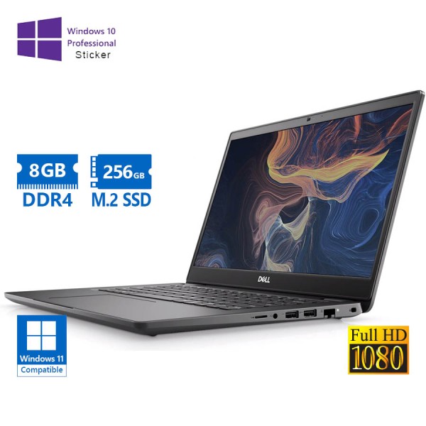 Dell (A-) Latitude 3410 i5-10210U/14”FHD/8GB DDR4/256GB M.2 SSD/No ODD/10P Grade A- Refurbished Lapt
