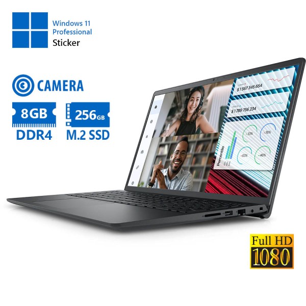 Dell Vostro 3520 i3-1215U/15.6``FHD/8GB DDR4/256GB M.2 SSD/No ODD/Camera/11P Grade A Refurbished Lap