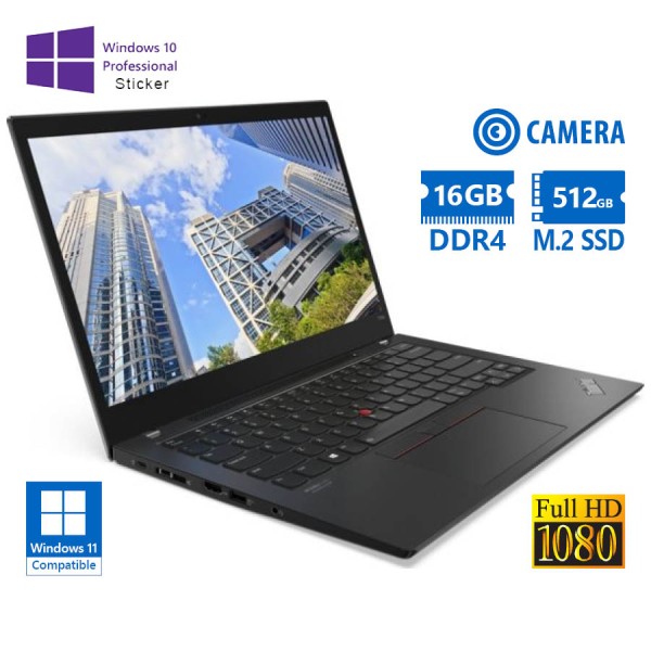 Lenovo (A-) ThinkPad T14s Gen 2I i5-1135G7/14”FHD/16GB DDR4/512GB M.2 SSD/No ODD/Camera/10P Grade A-