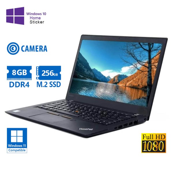 Lenovo ThinkPad T490 i5-8365U/14``FHD/8GB DDR4/256GB M.2 SSD/No ODD/Camera/10H Grade A Refurbished L Lenovo ThinkPad T490 i5-8365U/14``FHD/8GB DDR4/256GB M.2 SSD/No ODD/Camera/10H Grade A Refurbished L