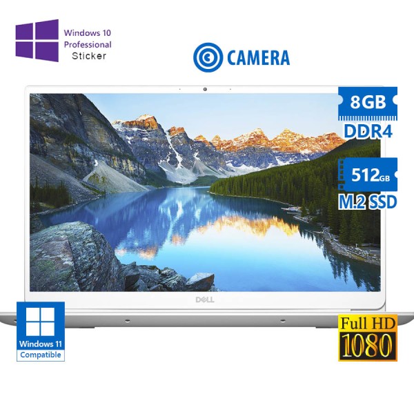 Dell (A-) Inspiron 5401 i7-1065G7/14``FHD/8GB DDR4/512GB M.2 SSD/No ODD/Camera/10P Grade A- Refurbis