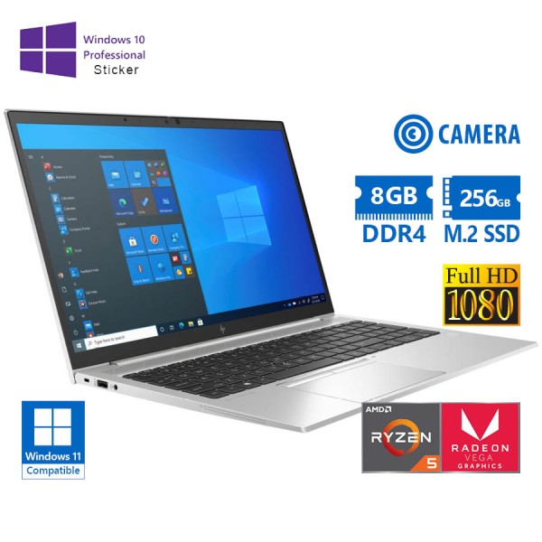 HP EliteBook 855 G8 AMD Ryzen 5Pro 5650U/15.6``FHD/8GB DDR4/256GB M.2 SSD/w/Radeon™ Graphics (7C@180