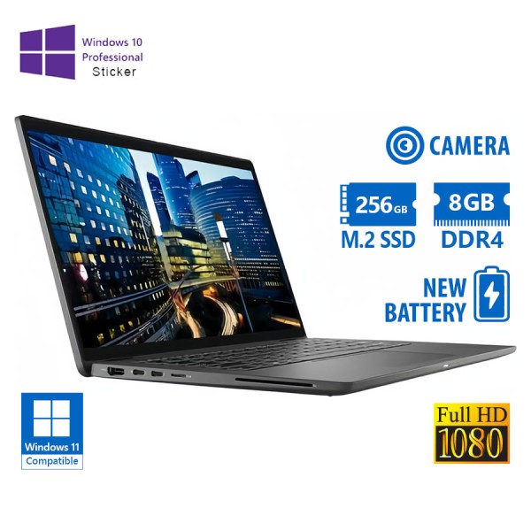 Dell (A-) Latitude 7410 i5-10310U/14``FHD/8GB DDR4/256GB M.2 SSD/No ODD/Camera/New Battery/10P Grade