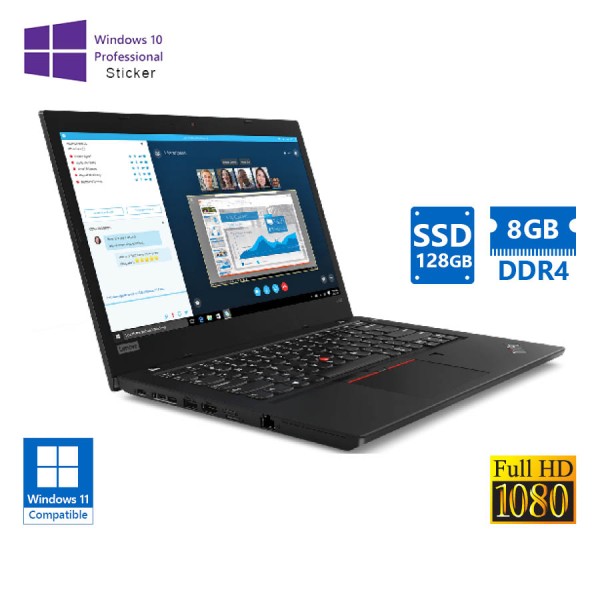Lenovo (A-) ThinkPad L480 i5-8250U/14``FHD/8GB DDR4/128GB SSD/No ODD/10P Grade A- Refurbished Laptop